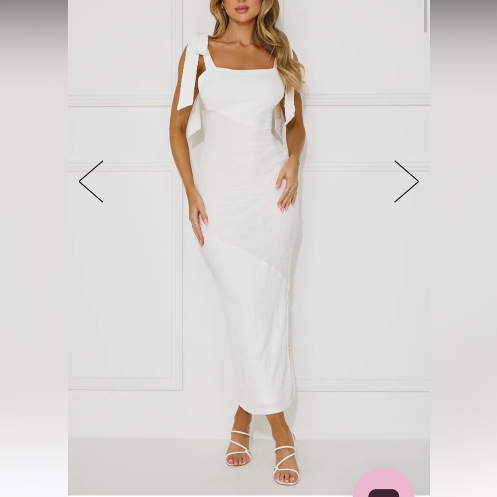 City Of Babes Maxi Dress white